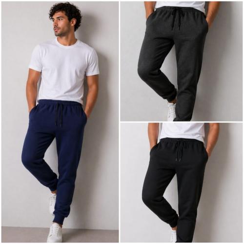 Pantalon Jersey con Piel