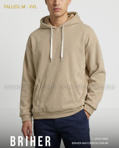 Buzo con Capucha Oversize con Piel Interna - Miniatura 5
