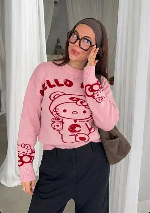 Sweater Hello Kitty - Doble Hilo Bremer