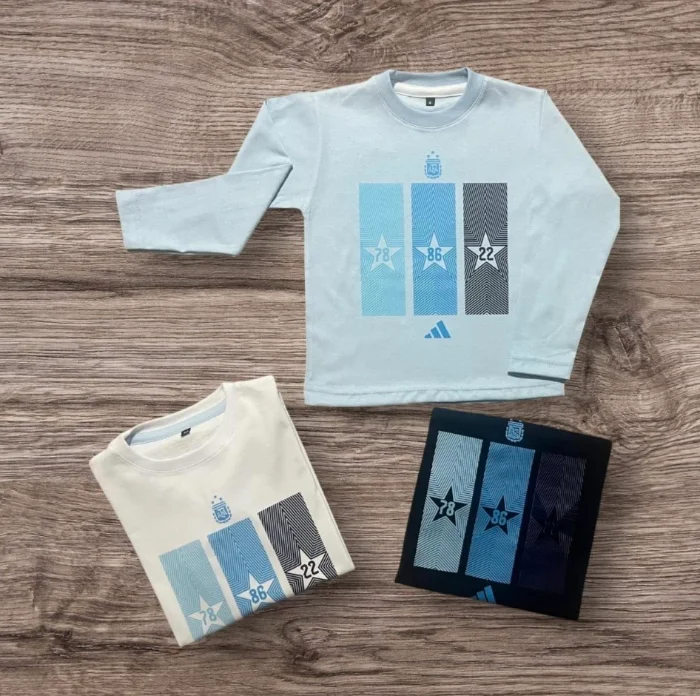 Remera Manga Larga Seleccion de Niño