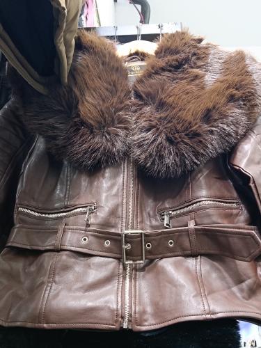 Campera Saco con Piel - Miniatura 2