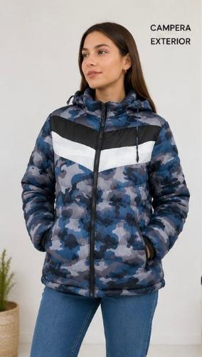 Campera Juvenil con Piel Importado