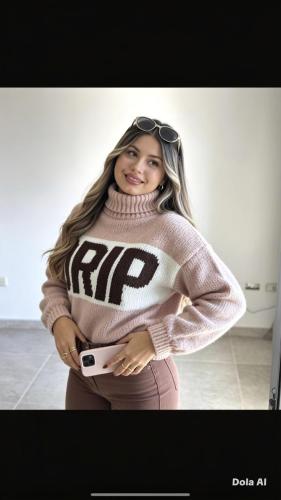 Sweater Polera Drip - Miniatura 2