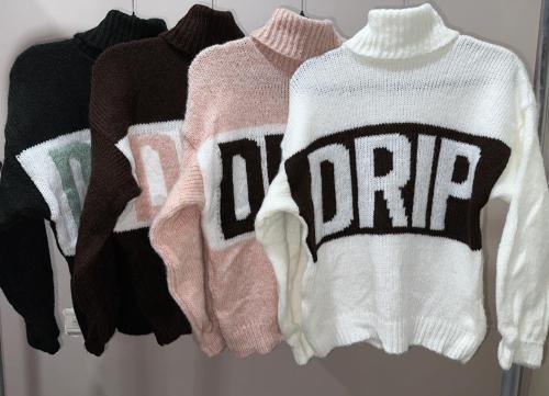 Sweater Polera Drip - Miniatura 4