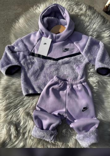 Conjunto Nike Tech Baby con Piel     Modelo Exclusivo    Súper Abrigado - Miniatura 3