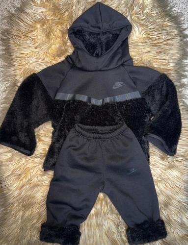  Conjunto Nike Tech Baby con Piel     Modelo Exclusivo    Súper Abrigado - Miniatura 4
