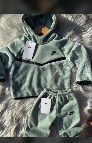  Conjunto Nike Tech Baby con Piel     Modelo Exclusivo    Súper Abrigado - Miniatura 5