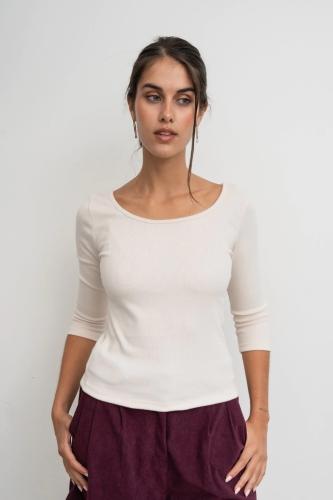 4018 Remera Morley Ribb Tef