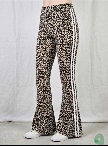 Calzas Oxford Animal Print Frizadas con Tiras