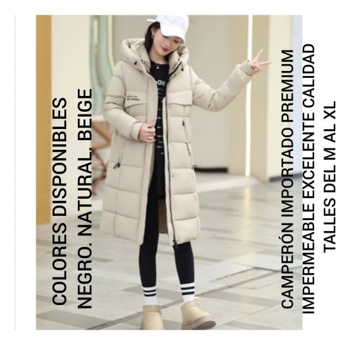 Camperón Importado Premium Impermeable Excelente Calidad Talles M. L.xl - Miniatura 2