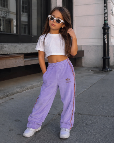  Palazo Adidas Niña     con Piel Premium    Color en Tendencia