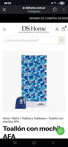 Toallon  con Mochila Boca-river-afa