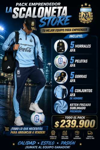  Pack Emprendedor la Scaloneta Store