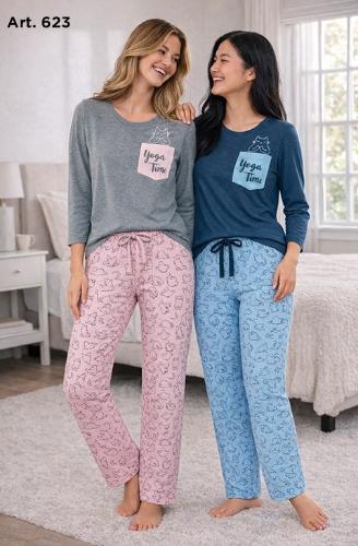 Pijama de Dama Amarte Es Poco Art.723 - Miniatura 3