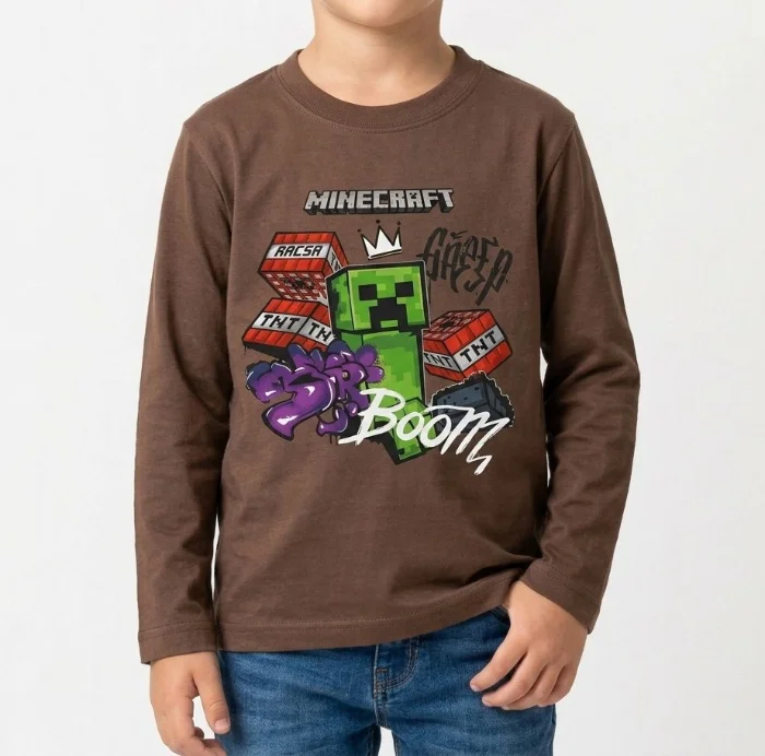 Remeras Estampados Manga Larga Niños