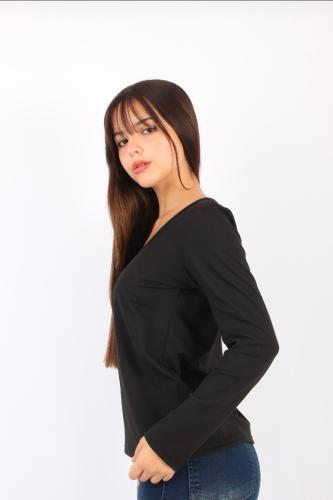 Remera Cuello Cuadrado Modal Sof "betania" - Miniatura 2