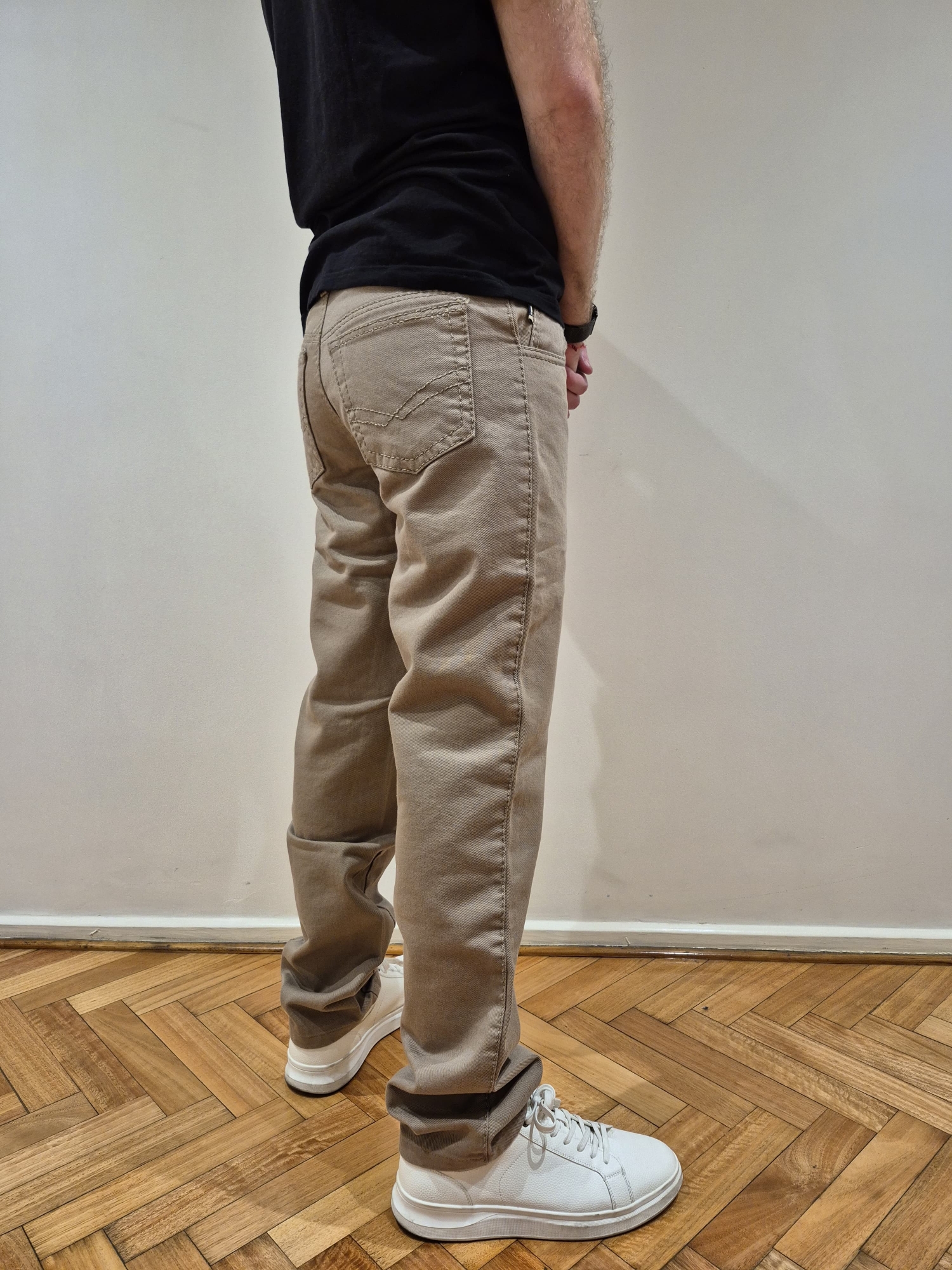 Bull Beige Clasico Costura Gruesa - Imagen 2