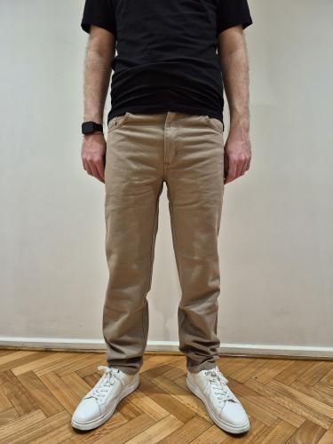 Bull Beige Clasico Talle Especial Costura Gruesa