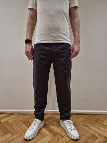 Bull Gris Topo Clasico Costura Gruesa