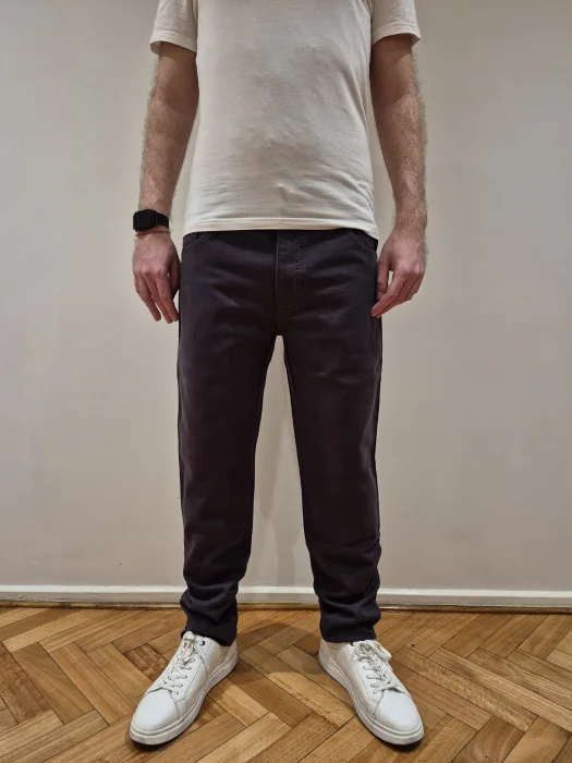 Bull Gris Topo Clasico Costura Gruesa