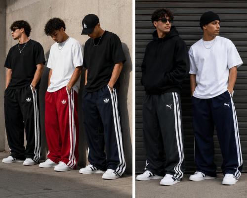  Baggy Adidas y Puma  Regulador  Tela Soft Térmico Frizado
