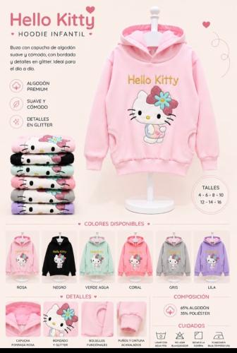 Buzo de Nena Kitty Bordados