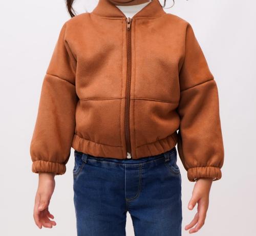 Campera Bomber Gamuzado Corderito