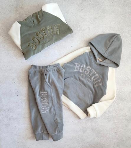 Conjunto Bebe Boston Patagonia Tela