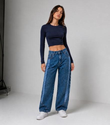 Jean Wide Leg Lemi