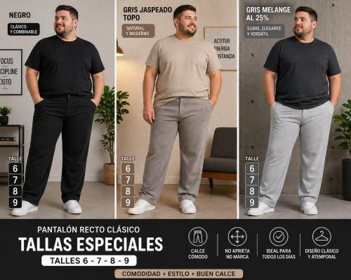 Pantalones Rectos