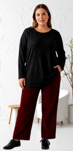 Suéter de Lanilla Estilo Camiseta