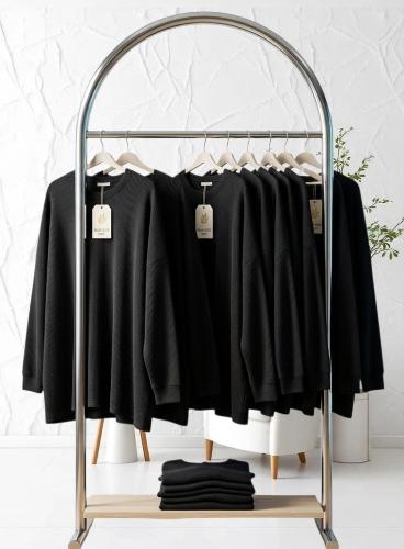 Suéter de Lanilla Estilo Camiseta - Miniatura 2