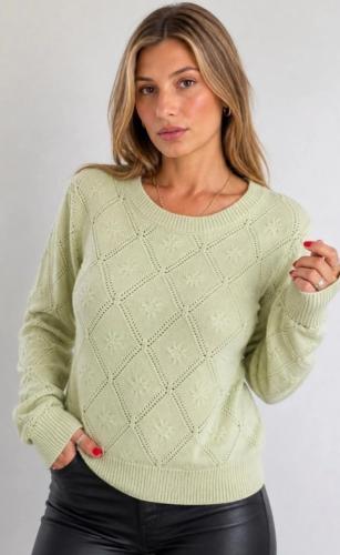 Sweater Calado Rombos Bremer Importado