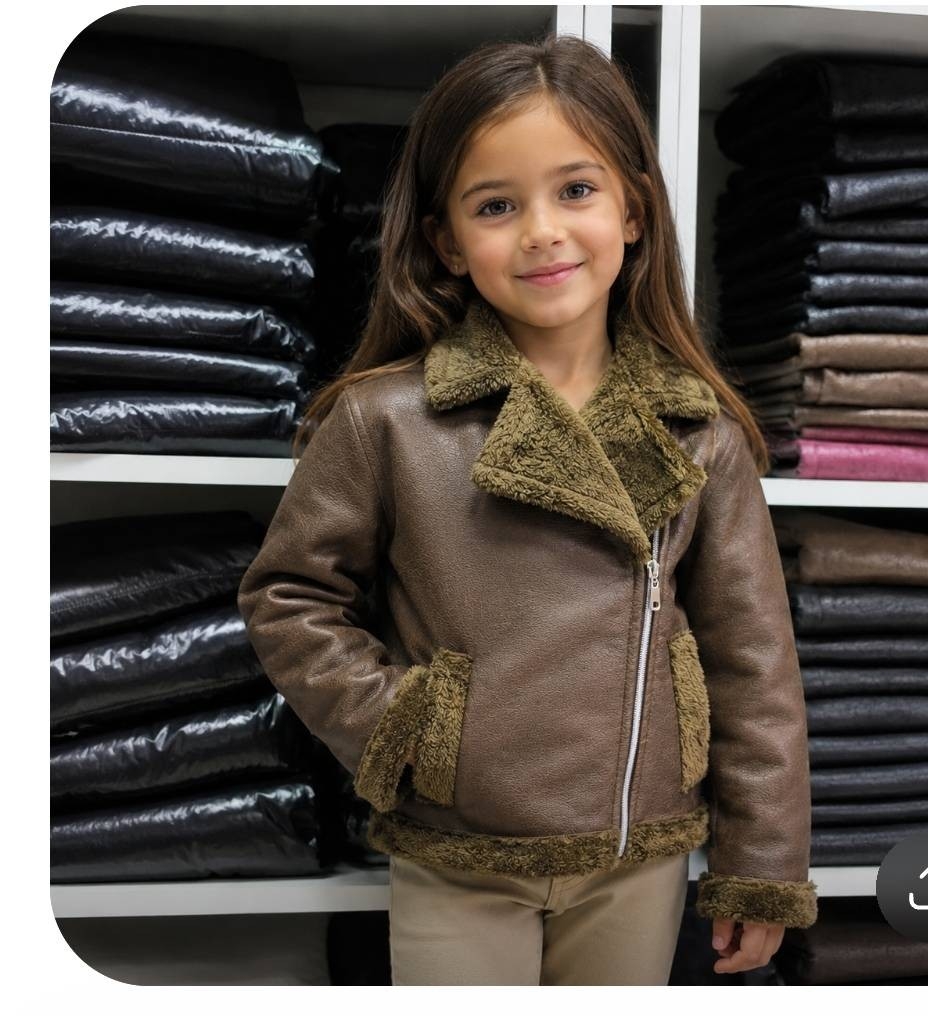 Campera Gamulan de Nenas con Sierre Cruzado - Imagen 2