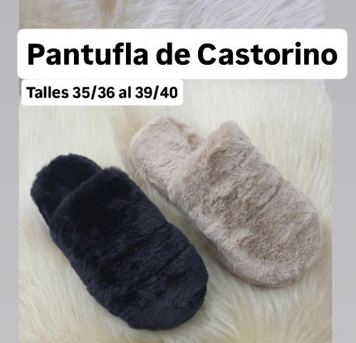Pantuflas  Castorino / Pelo Conejo - Miniatura 2