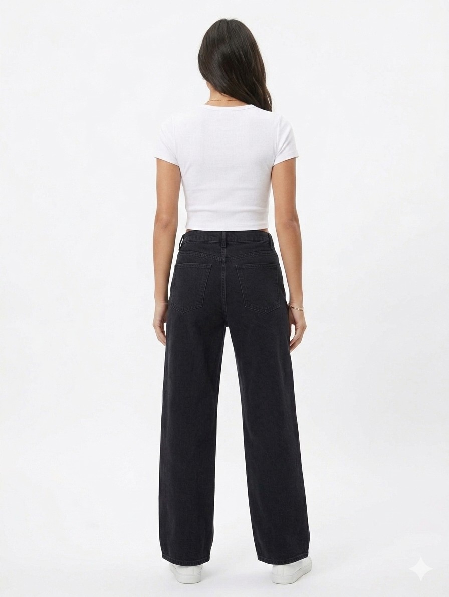 Pant: Wide_leg Tiro Medio Art: One - Imagen 2