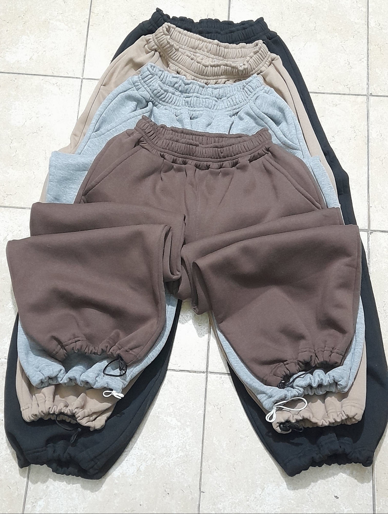 Pantalon Baggy Frisado Peinado 2 en Uno Unisex - Imagen 1