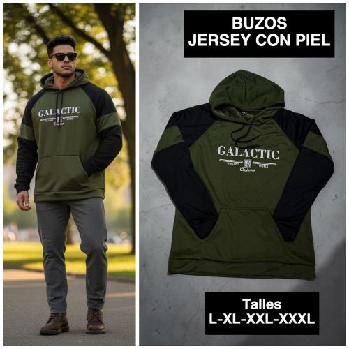 Buzo Combinado de Jersey con Piel - Miniatura 5