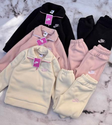  Conjunto Nike Bordado Polar   Tela Polar con Corderito Súper Grueso - Miniatura 4
