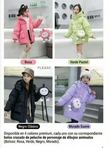 Campera de Niñas con Piel - Miniatura 2