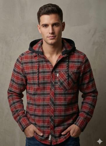Camisa con Capucha Doble Capa