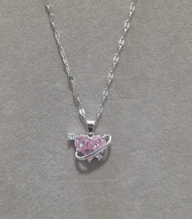 Cadena con Dije de Acero Quirúrgico