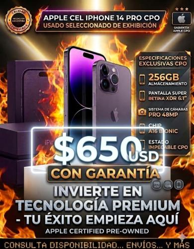 Iphone 14 Pro 256 de Exhibición Usado Seleccionado