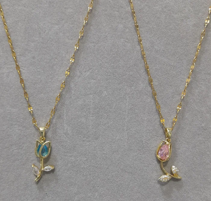 Cadena con Dije de Acero Quirúrgico