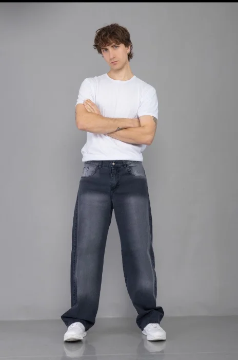 Baggy Hombre Gris Localizado
