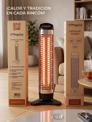 Estufa Cuarzo Vertical 1200 W - Miniatura 3