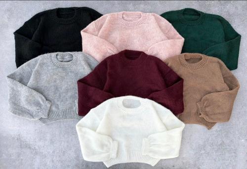 Sweter Liso Cardigan Lana Frizada - Miniatura 3