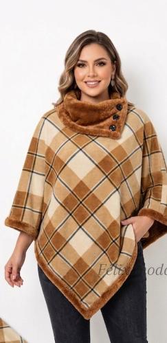 Ponchos Polar con Piel