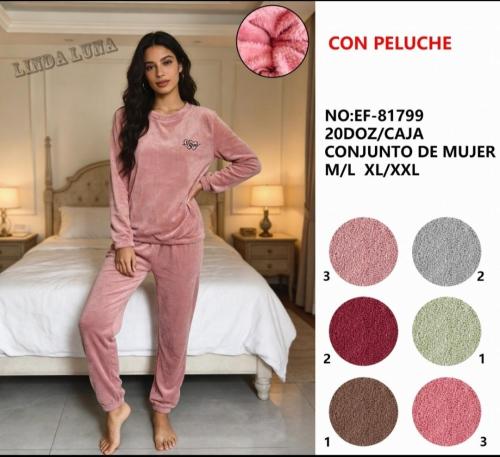 Pijama Peluche de Dama