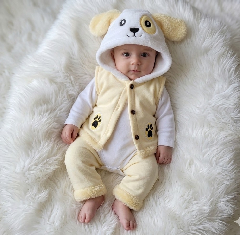 Conjunto Chaleco Bebes 3p - Imagen 1